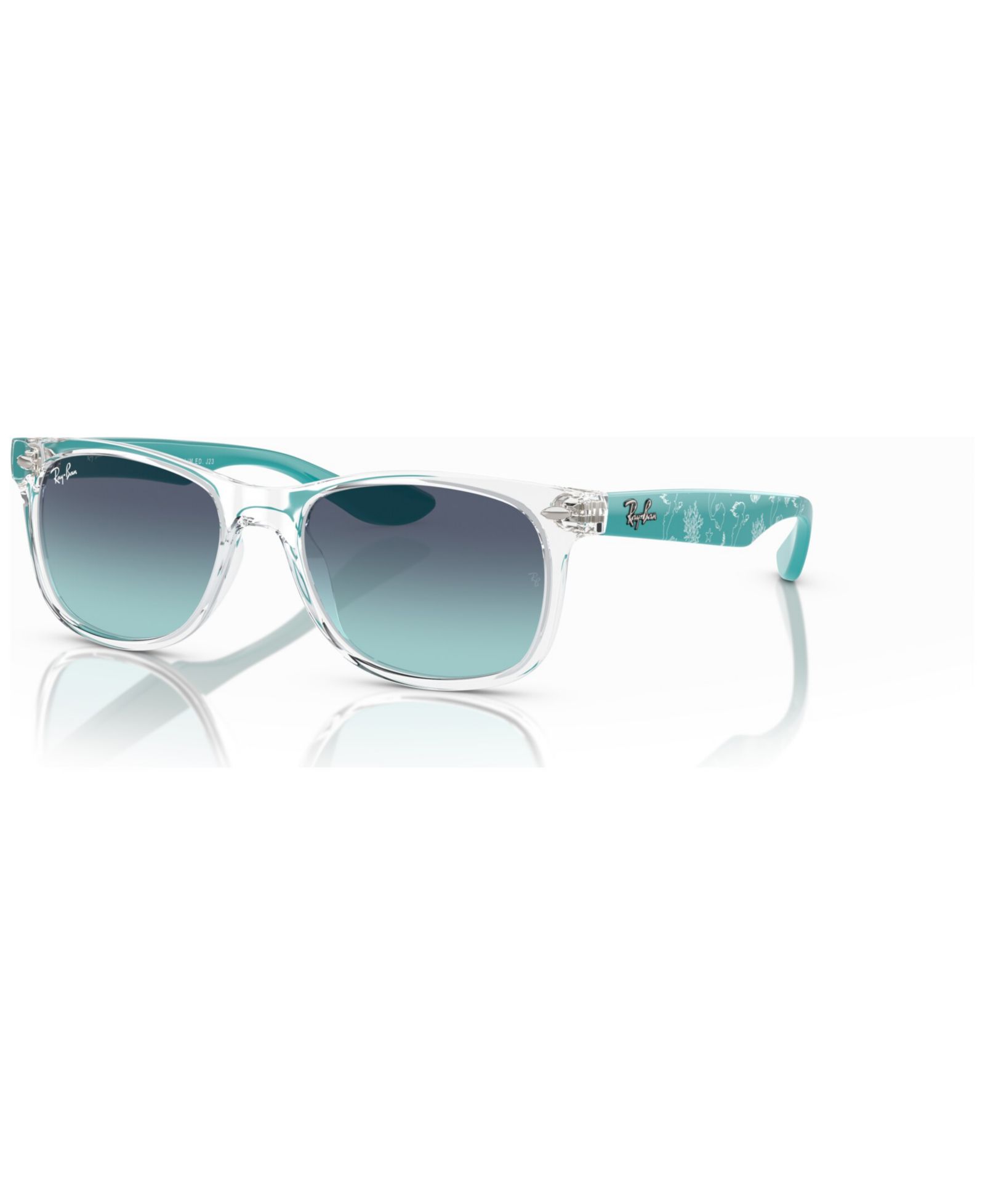 Детские квадратные солнцезащитные очки Ray-Ban Jr, 0RJ9052S, для детей 7-10 лет