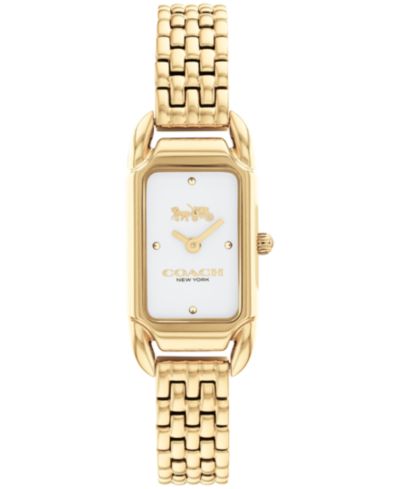 Женские часы COACH Cadie Quartz Gold-Tone, 20mmx32.5mm