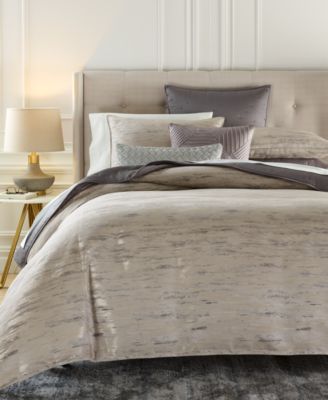 Hotel Collection Impasto Stone 3-Pc. Duvet Cover Set, Full/Queen, Exclusively at Macy’s