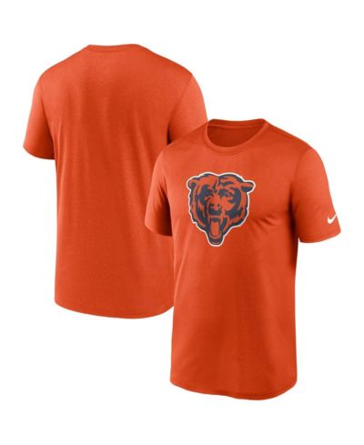 Мужская футболка Nike с логотипом Chicago Bears, оранжевая