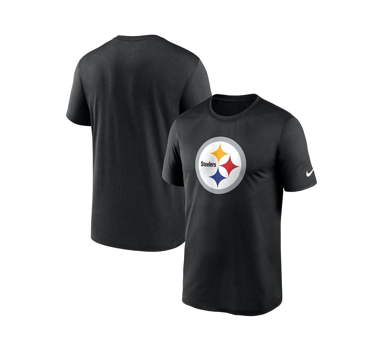 Men's Nike Black Pittsburgh Steelers Legend Logo Performance T-shirt