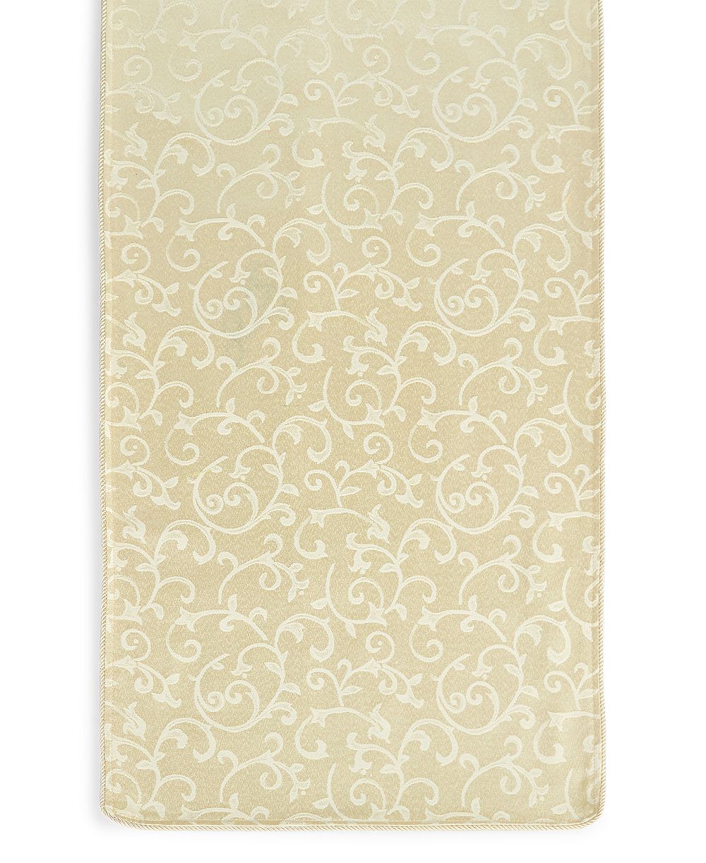 Lenox Opal Innocence Corded Ivory Runner, 14" x 70"