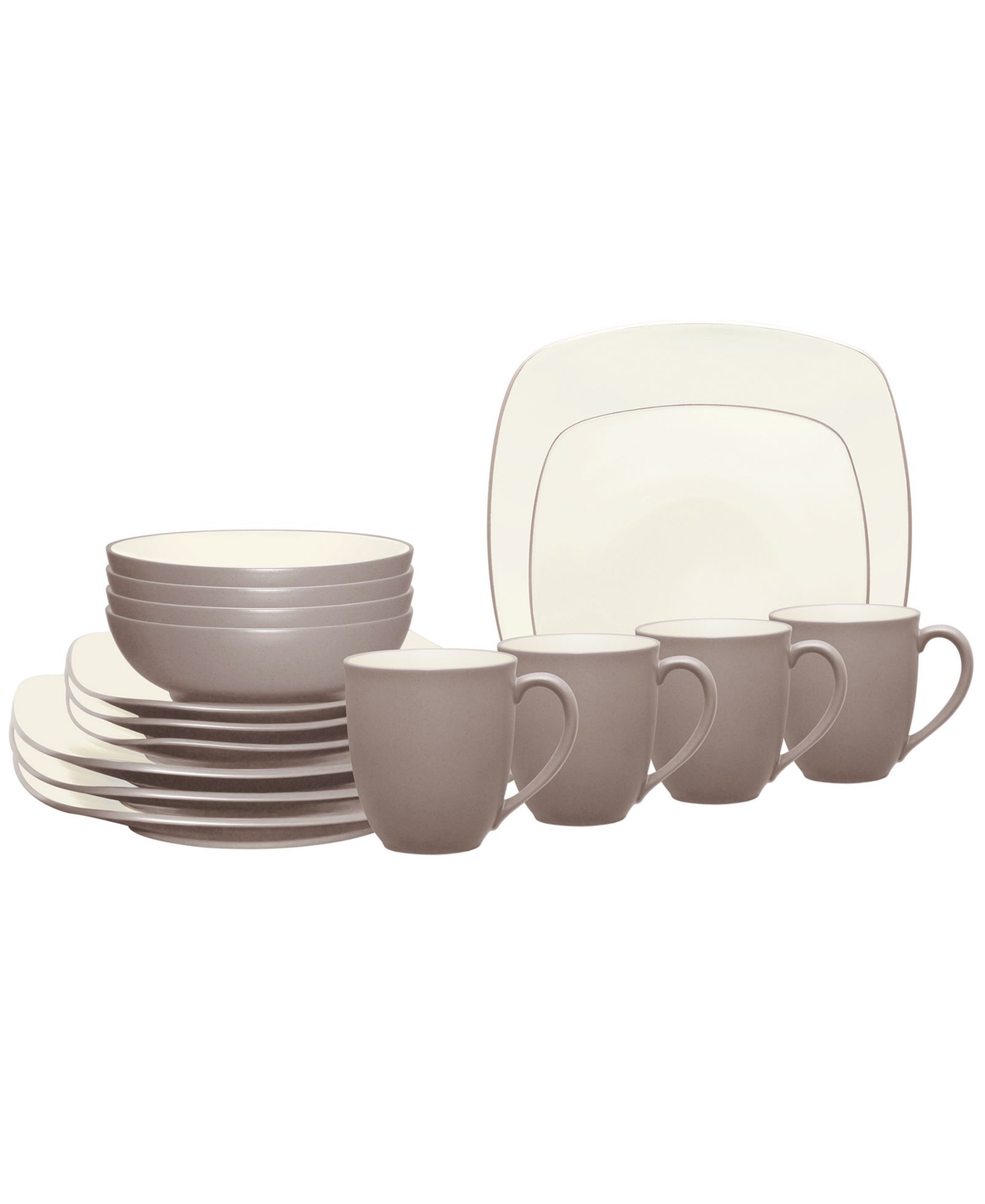 Noritake Colorwave Square 16 Pc. Dinnerware Set, Service for 4