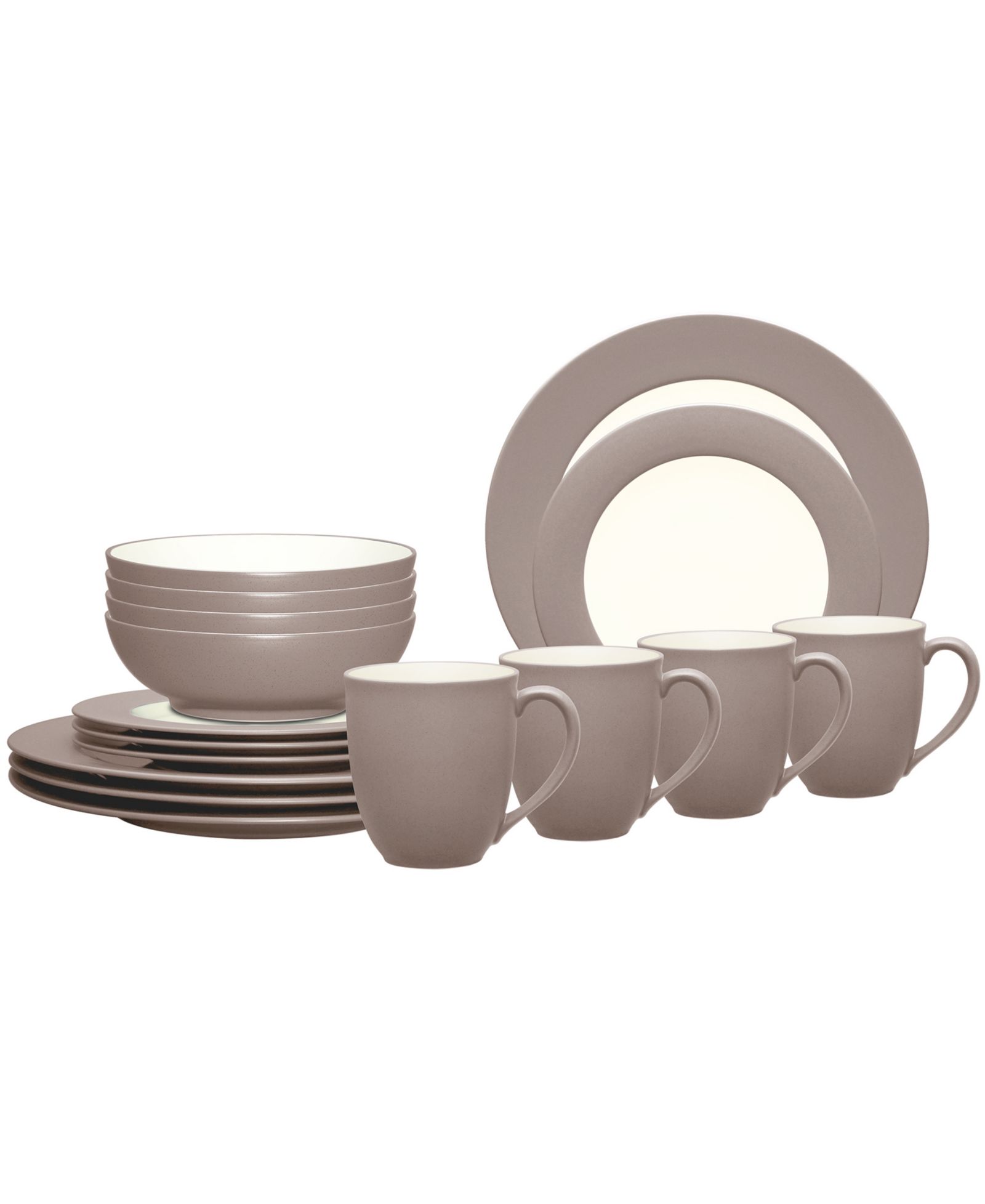 Noritake Colorwave Rim 16-Pc. Dinnerware Set, Service for 4