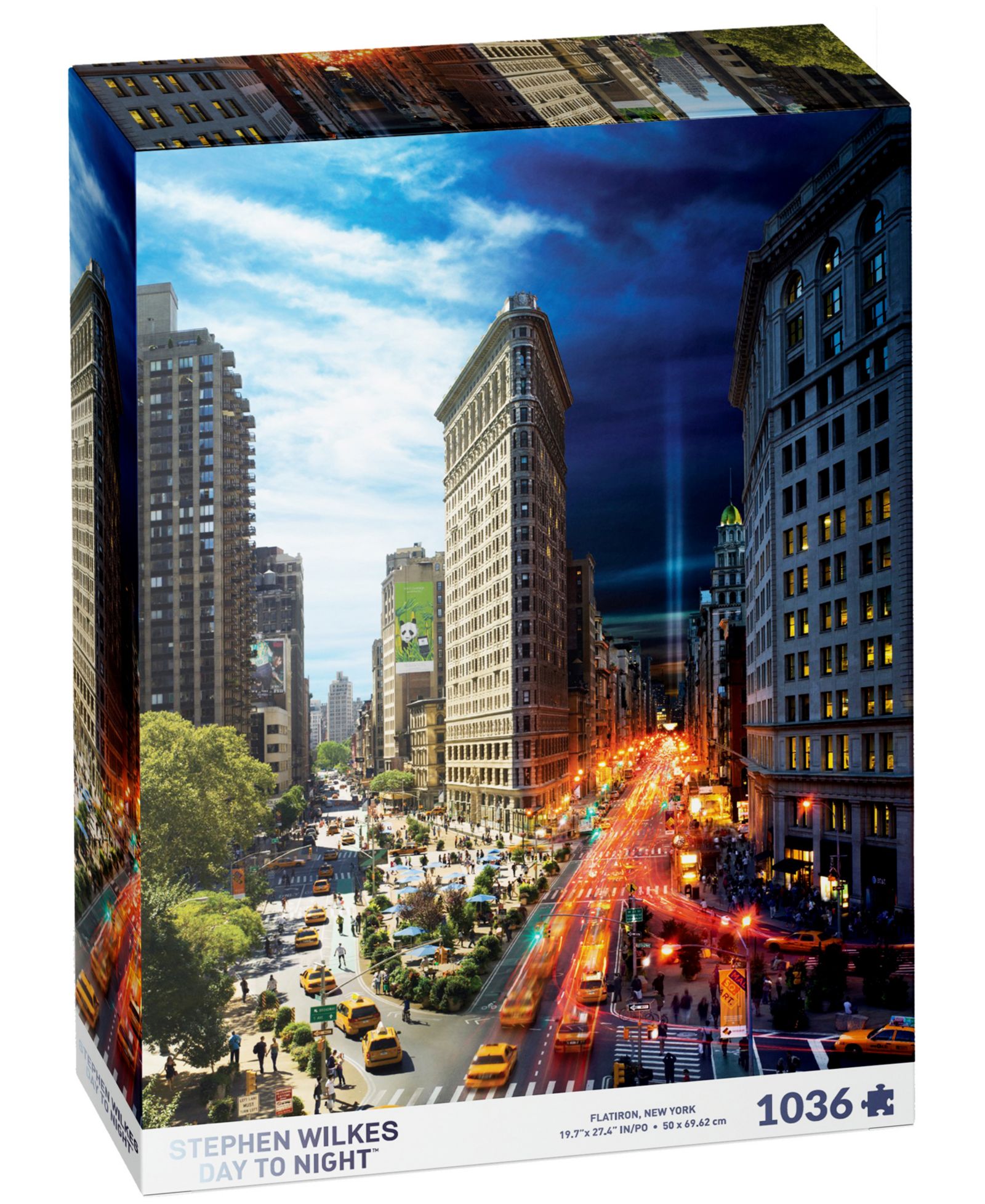 4D Cityscape пазл Stephen Wilkes Day to Night Flatiron, New York, 1036 деталей