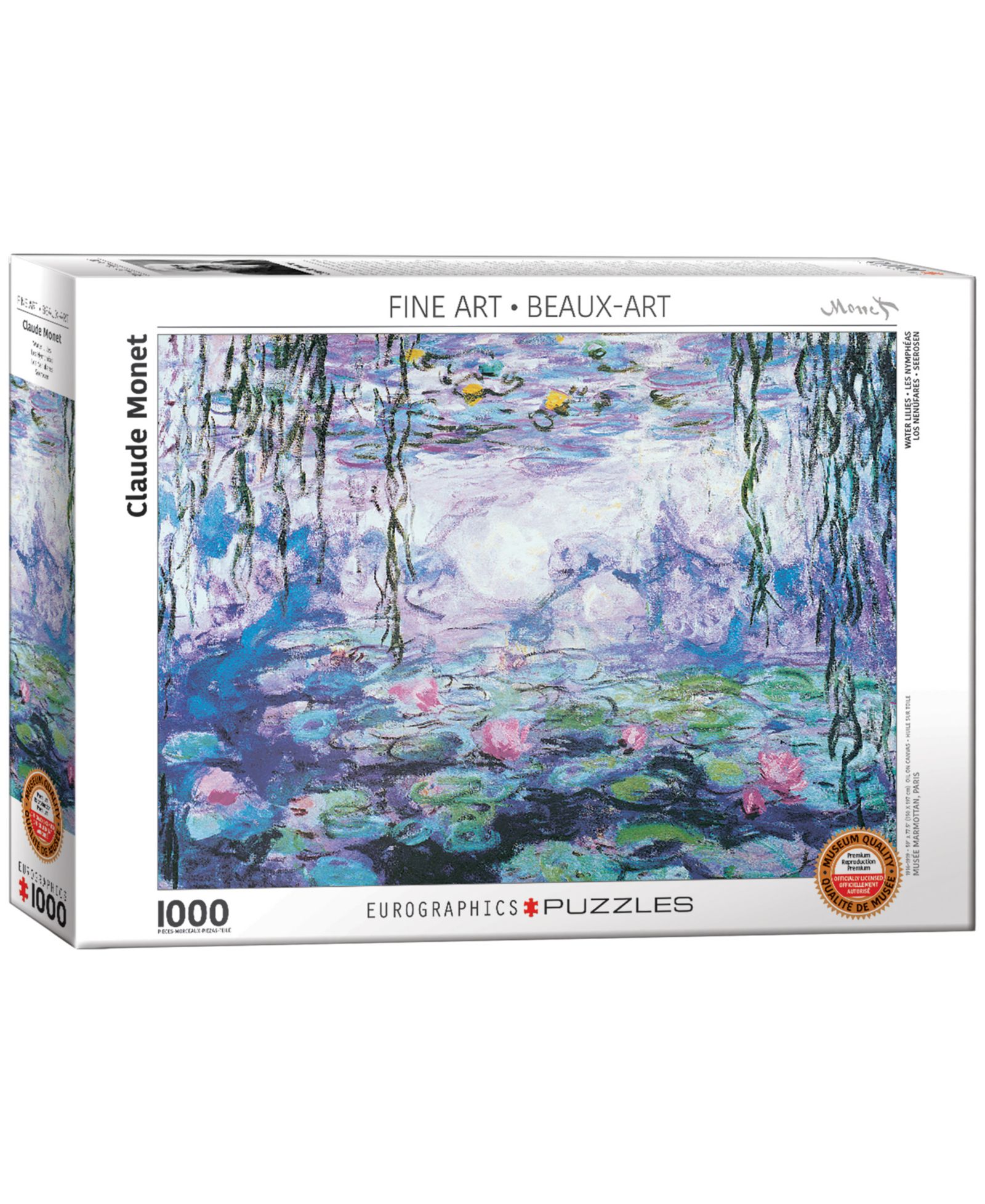 Пазл Eurographics Claude Monet Water Lilies, 1000 деталей
