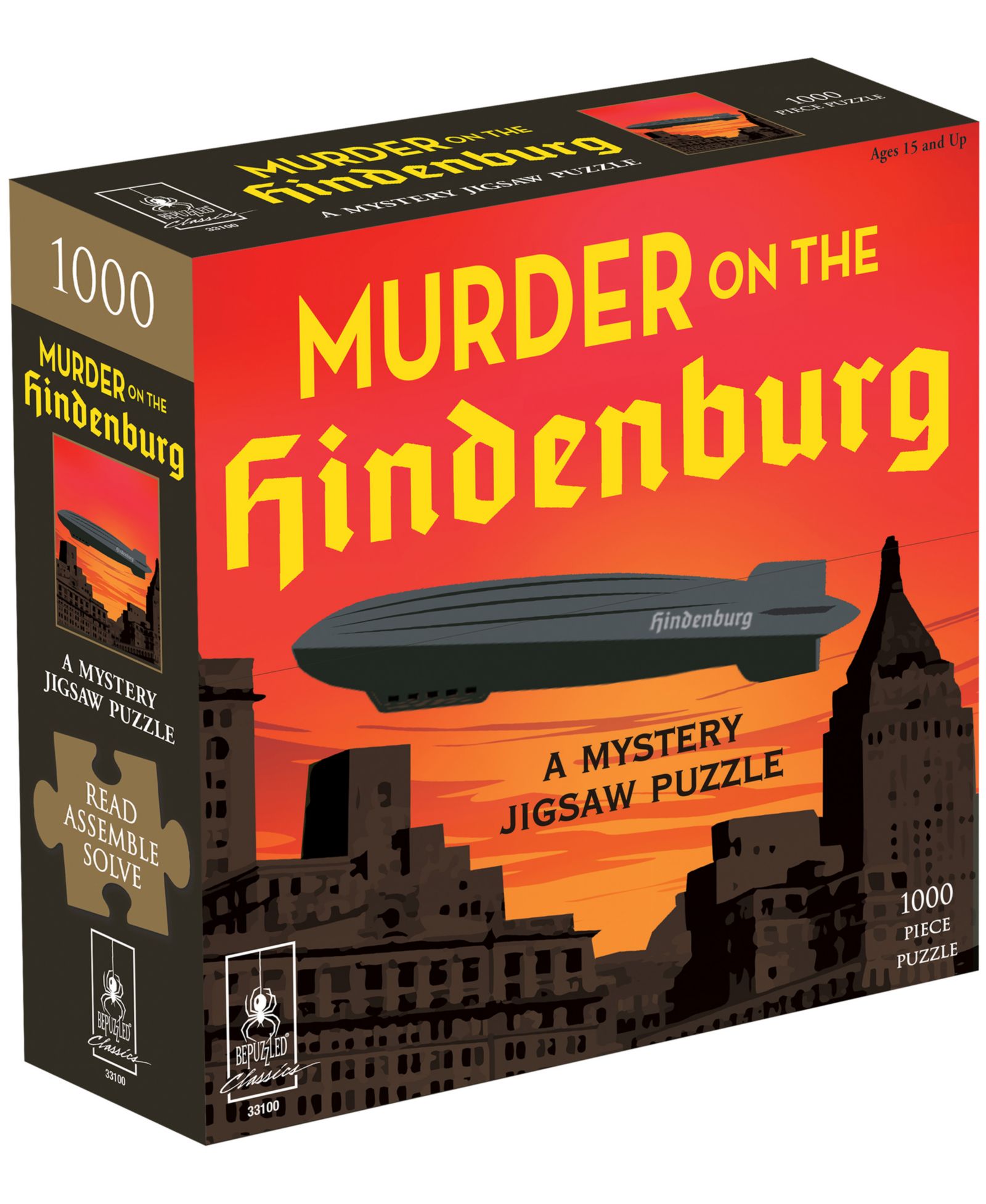 Пазл Bepuzzled Murder on the Hindenburg Classic Mystery, 1000 Pieces