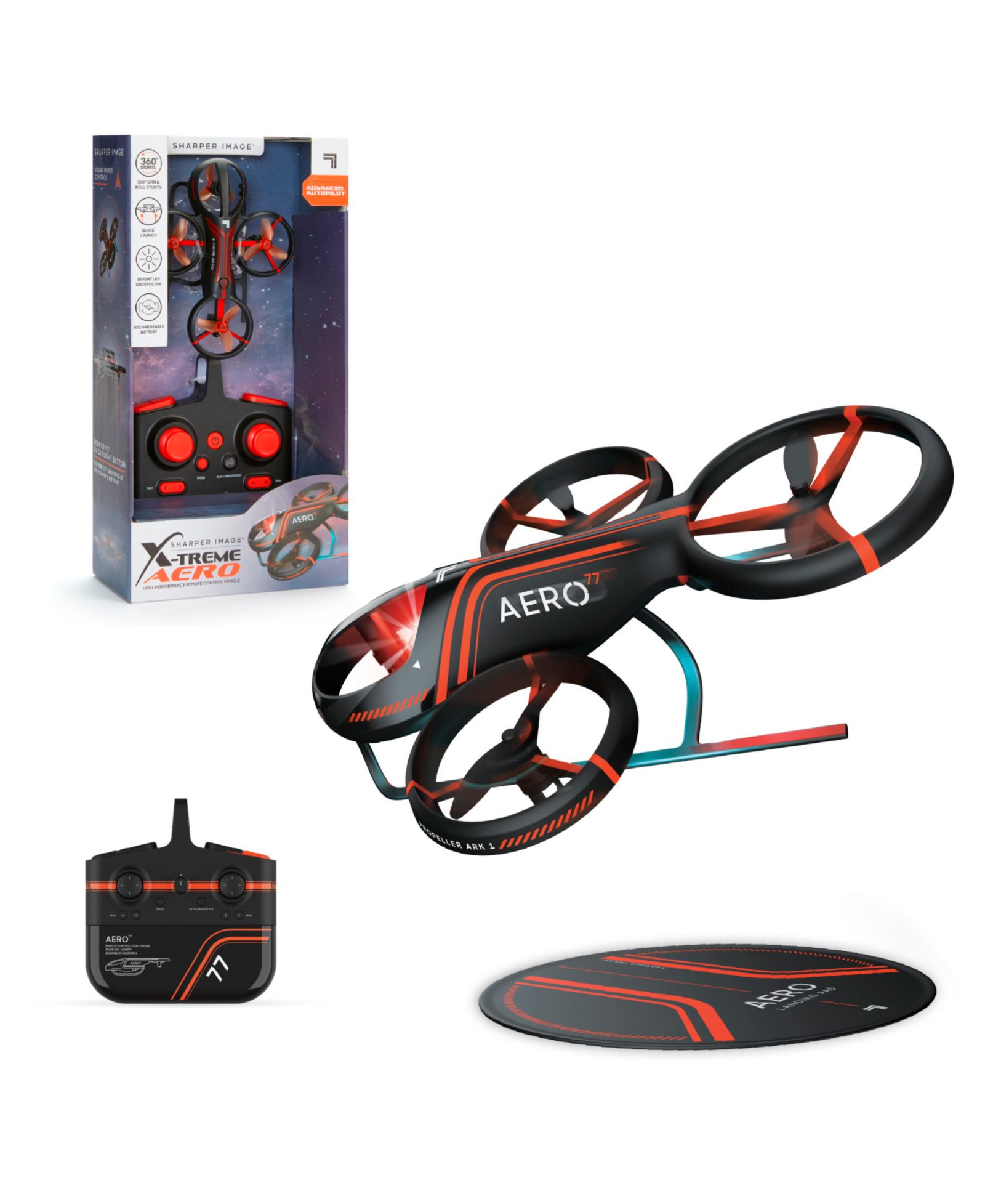 Sharper Image X-Treme Aero высокопроизводительный дрон с дистанционным управлением