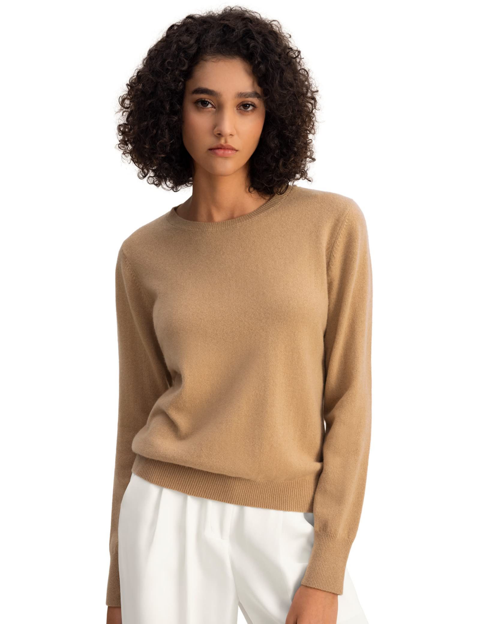 LILYSILK Women's Cashmere Super Soft Crewneck Sweater