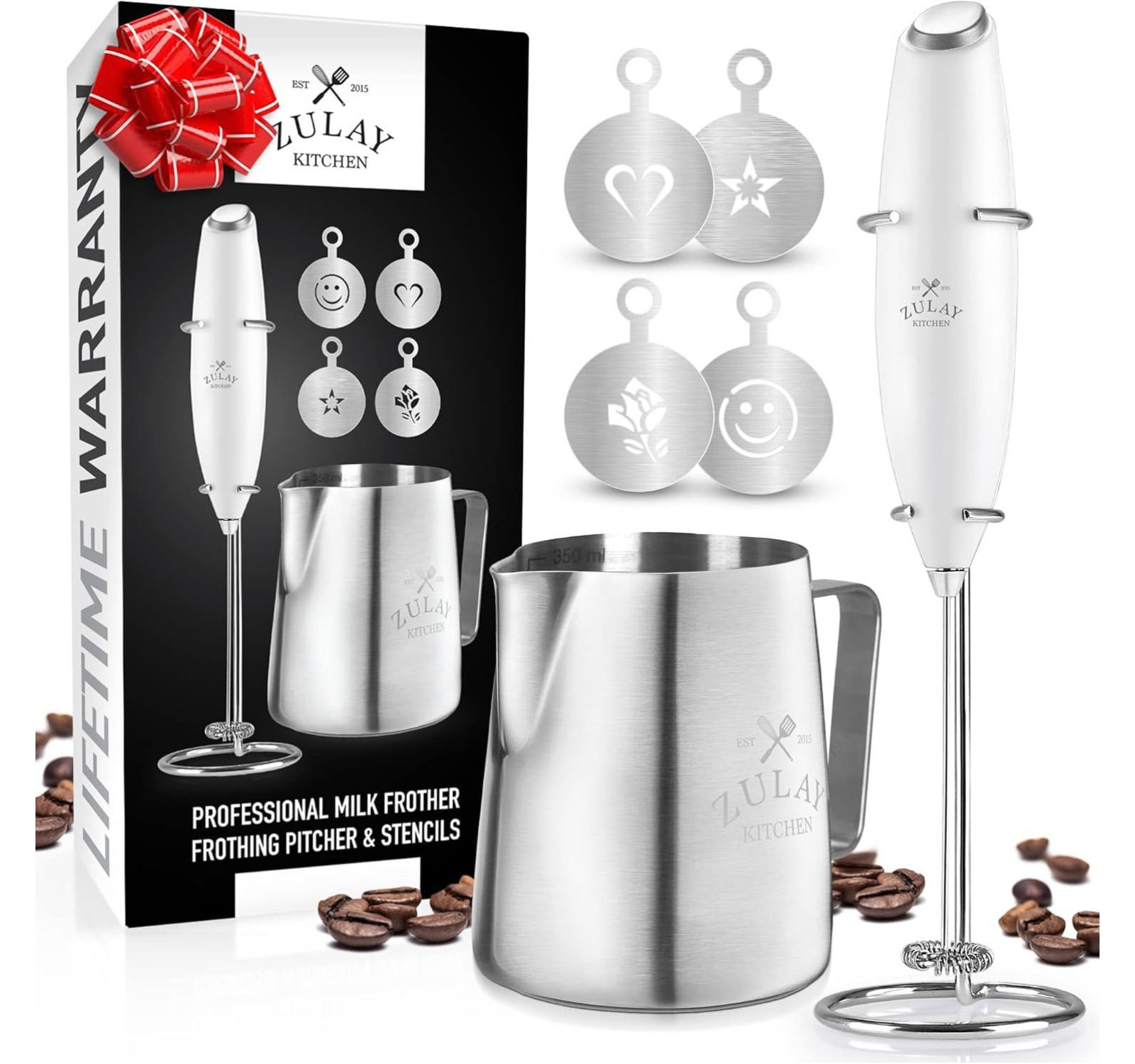 Набор для взбивания молока Zulay Kitchen Complete Set для латте