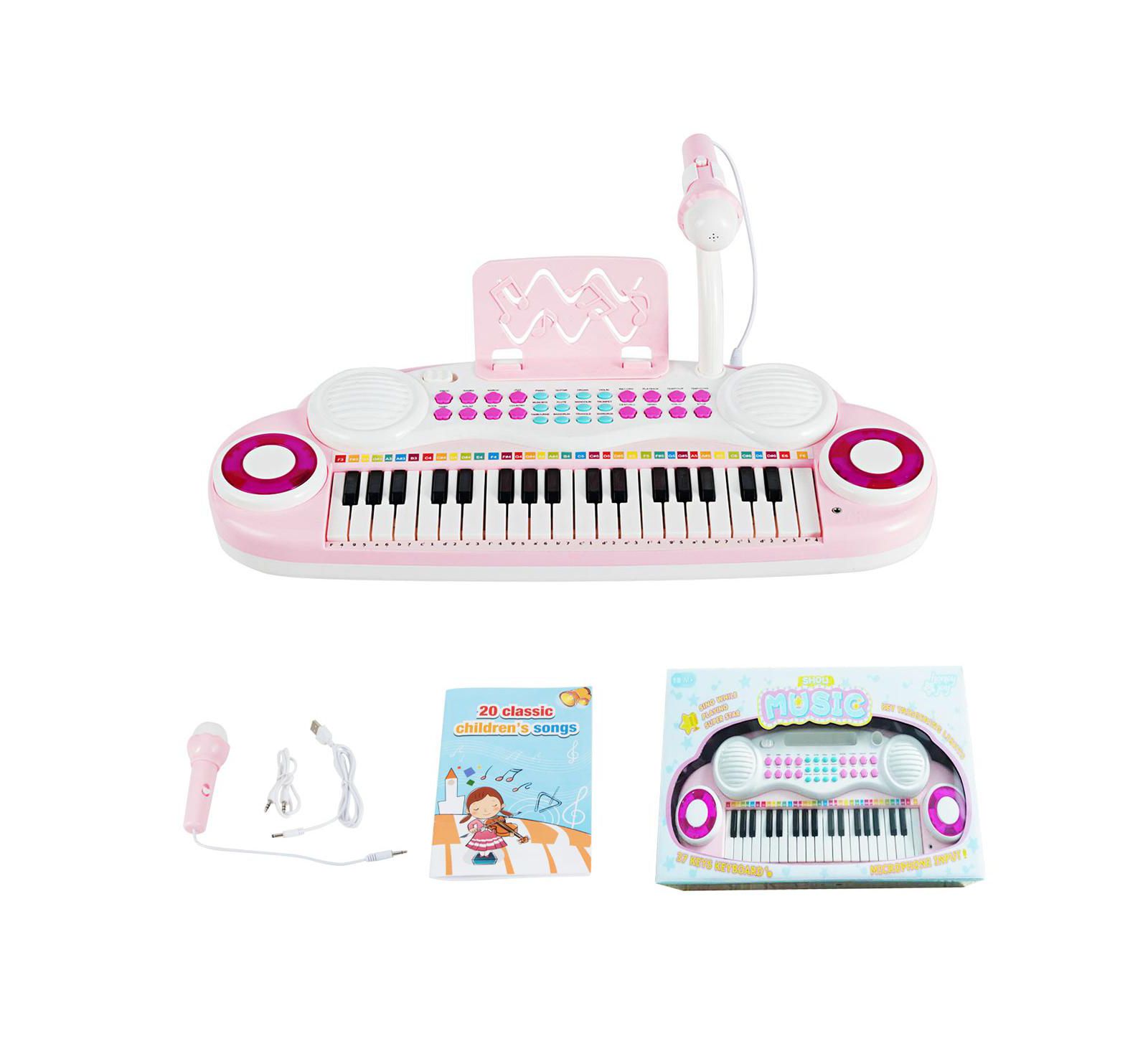 Электронный музыкальный инструмент Costway 37-Key Toy Keyboard Piano