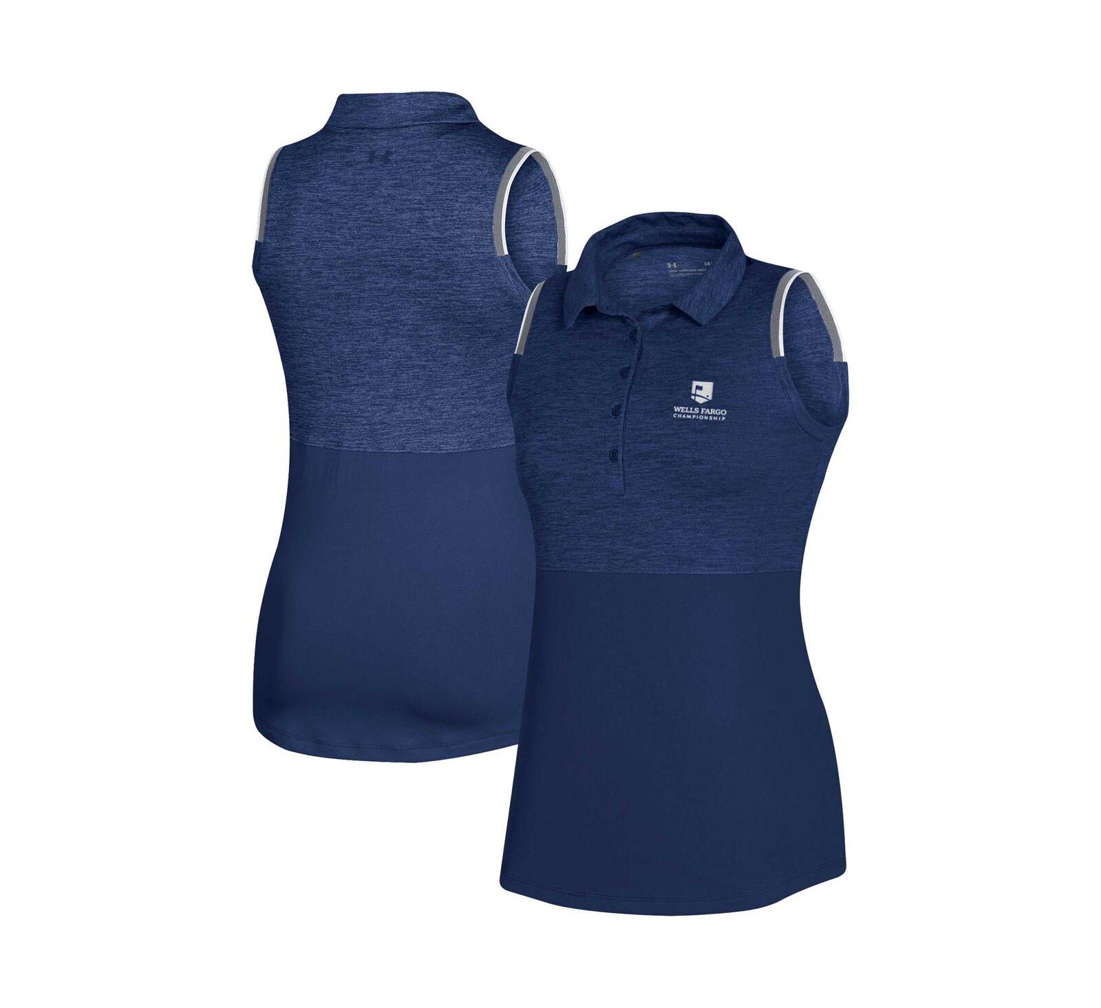 Женское поло Under Armour Wells Fargo Championship Playoff без рукавов