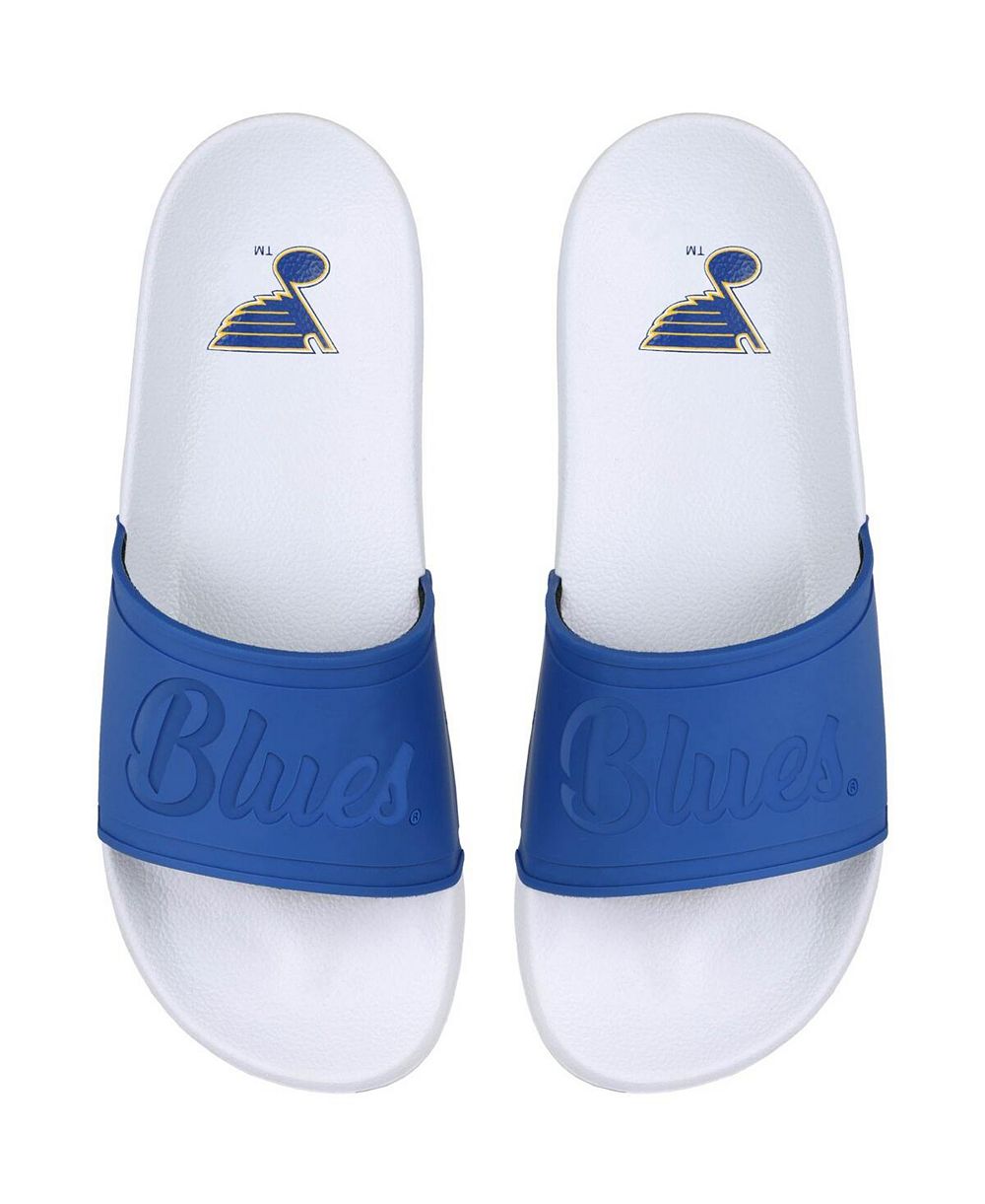 Women's FOCO Шлепанцы St. Louis Blues Script Wordmark