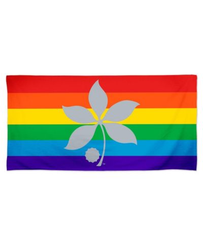 Пляжное полотенце Wincraft Ohio State Buckeyes Pride Spectra 30'' x 60''