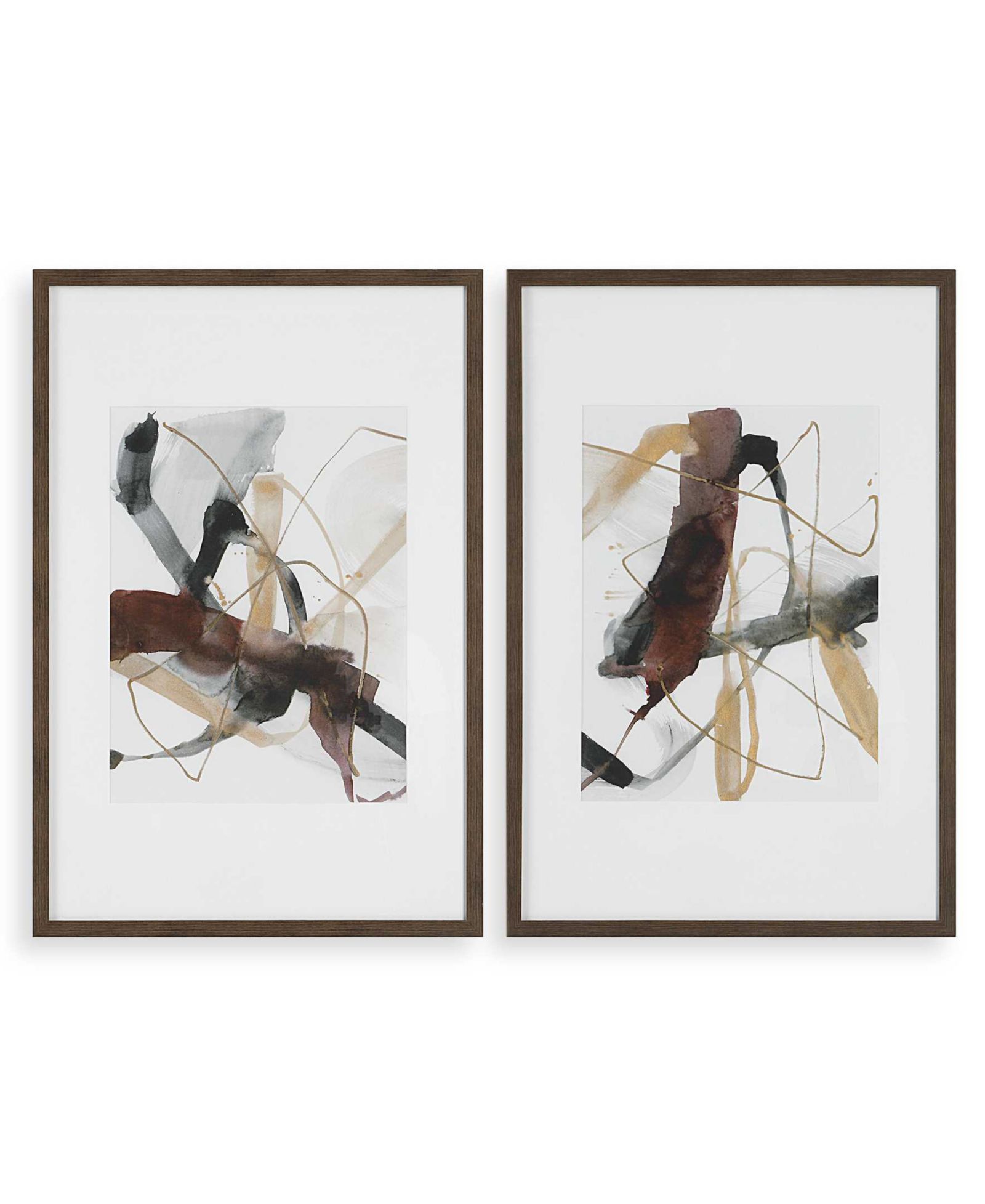 Uttermost Interjection Abstract Prints, набор из 2 шт