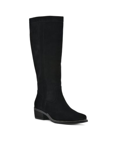 White Mountain Women's Altitude Regular-Calf Knee High Boots