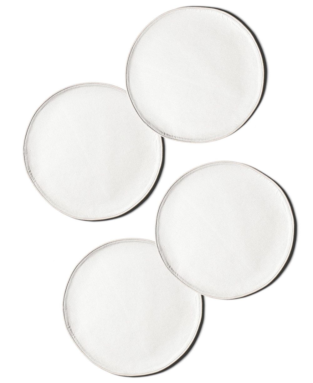 Набор из 4 подстановочных салфеток Coton Colors Block Round