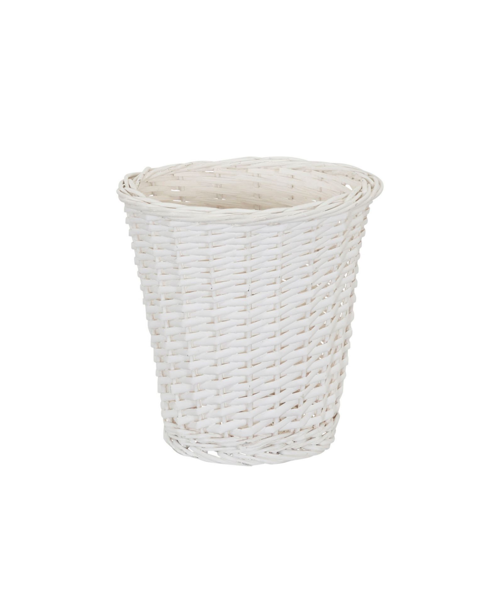Household Essentials Плетеная корзина для мусора из ивы с пластиковым вкладышем