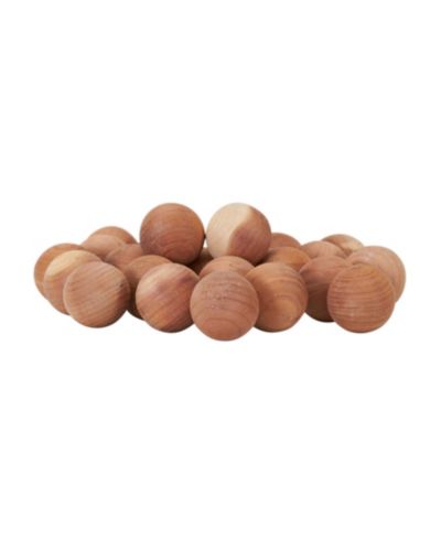 Кедровые шарики Household Essentials с ароматом свежего кедра, из цельного красного дерева