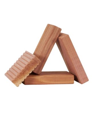Кедровые блоки Household Essentials Cedar Fresh, 4 шт., твердая красная кедровая древесина