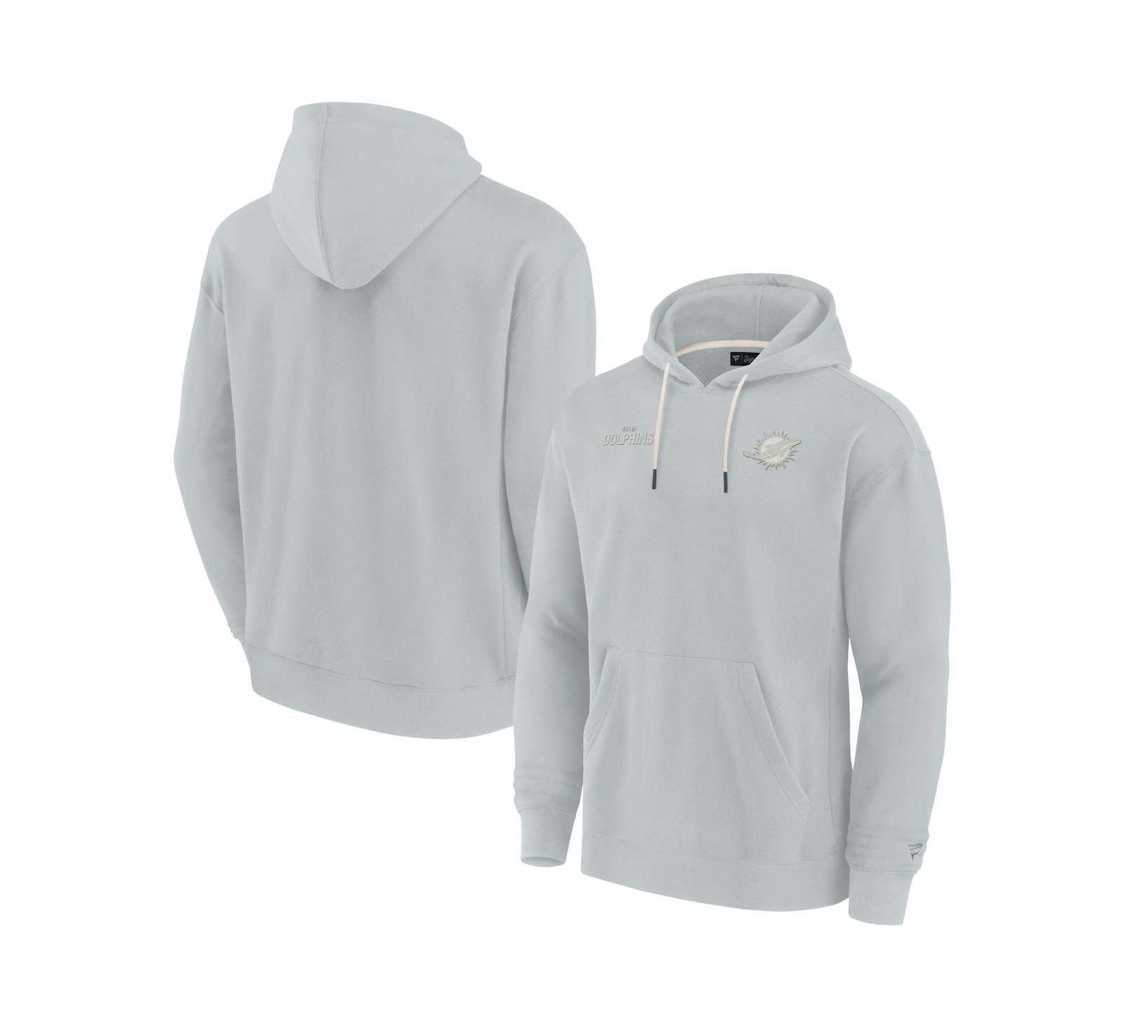 Мужское и женское худи Fanatics Signature Miami Dolphins Super Soft Fleece Pullover