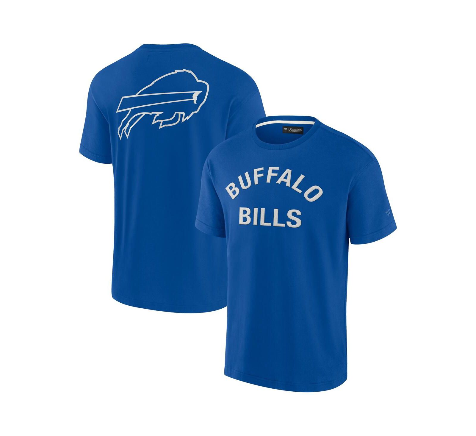 Men's and Women's Fanatics Signature Royal Buffalo Bills Super Soft Short Sleeve T-shirt