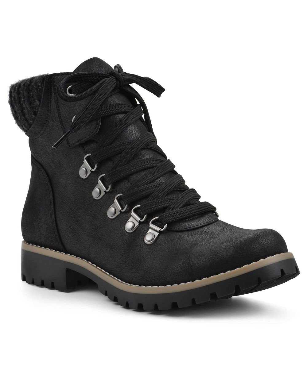 Cliffs by White Mountain Women's Primed Lace-Up Booties