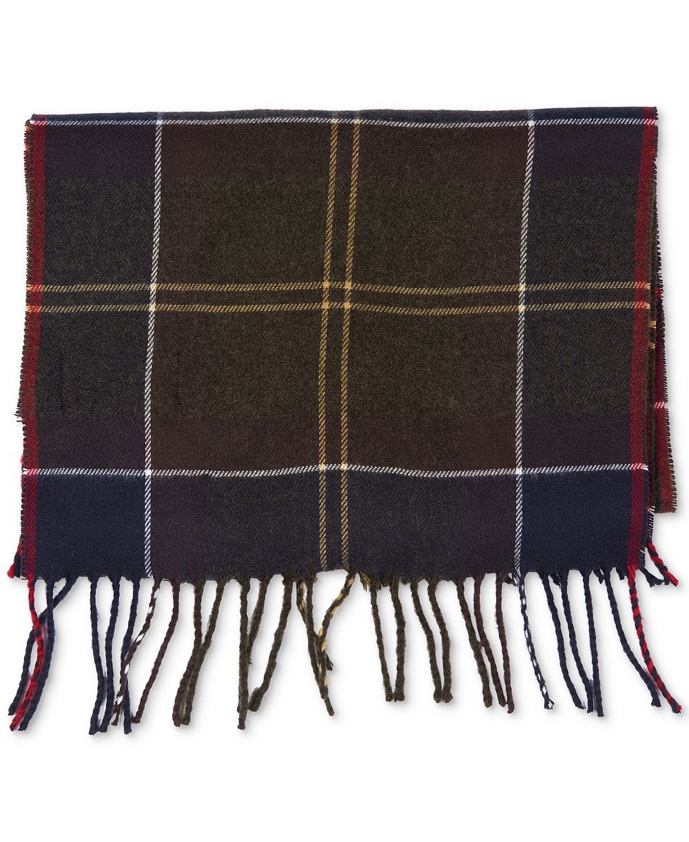 Barbour, мужской шарф в клетку Galingale Check Tartan