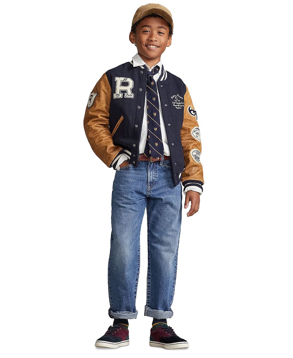 Мужские джинсы Polo Ralph Lauren Lynwood, свободный крой, хлопок, для подростков