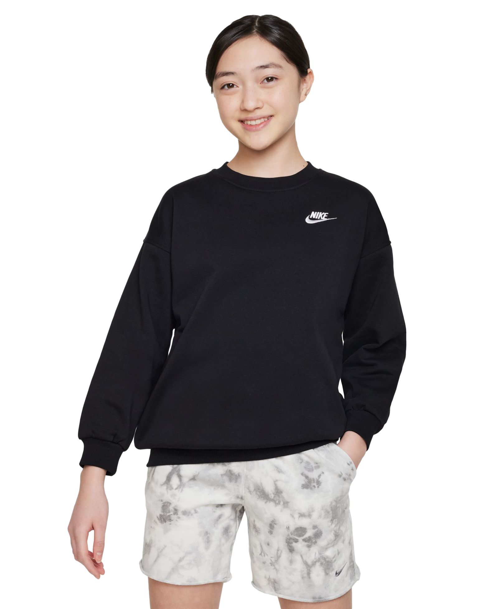 Nike Детский свитшот Club Fleece Oversized-Fit