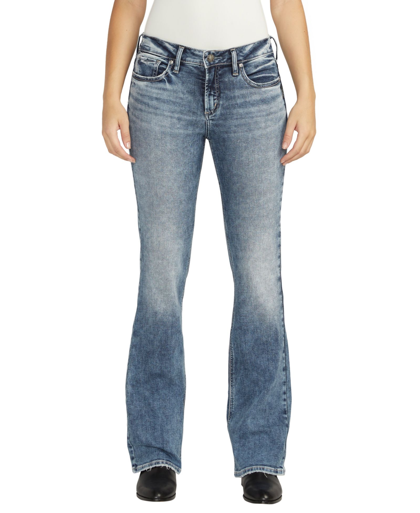 Женские джинсы Silver Jeans Co. Suki Mid Rise Bootcut