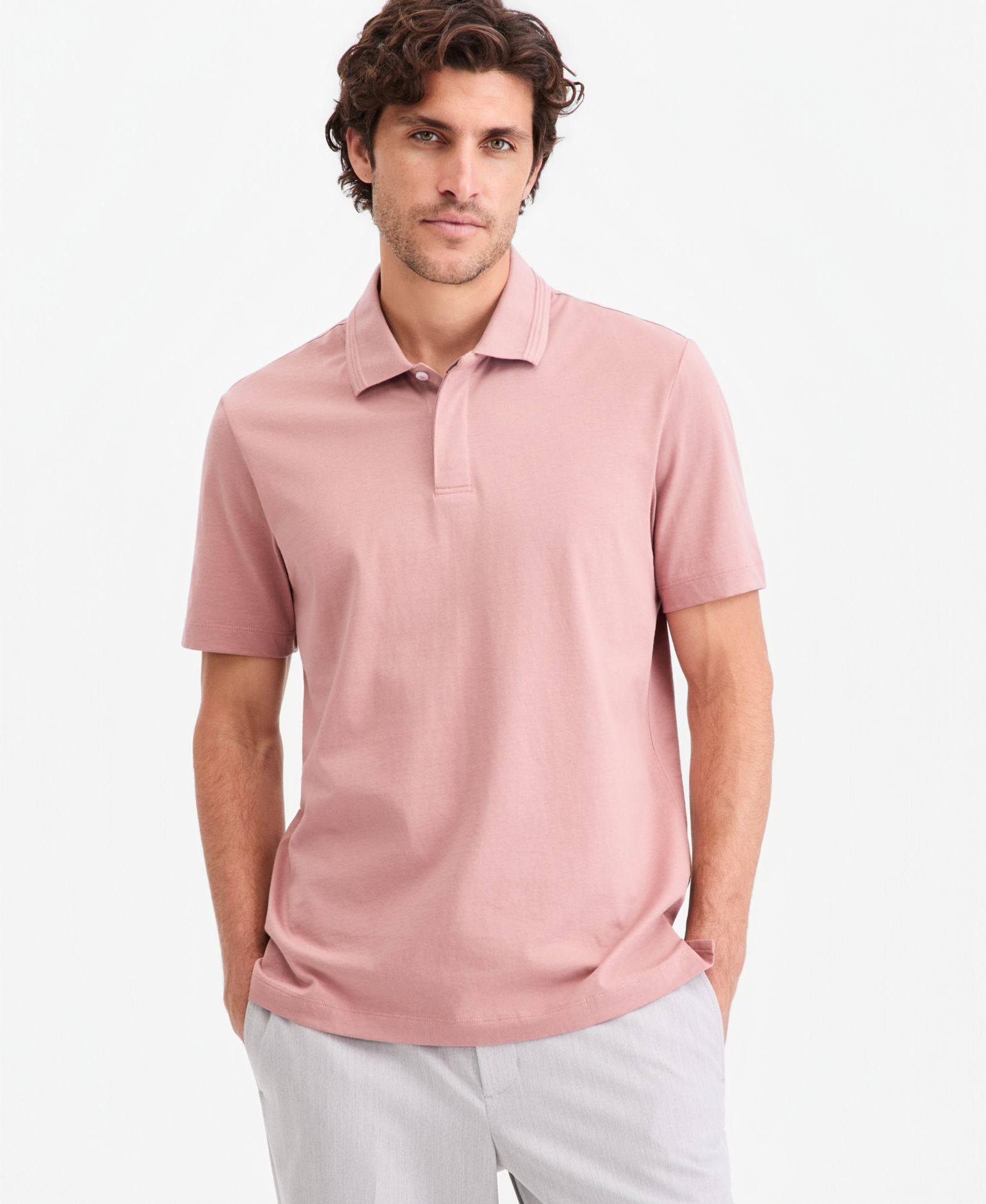 Мужская рубашка поло Alfani Regular-Fit