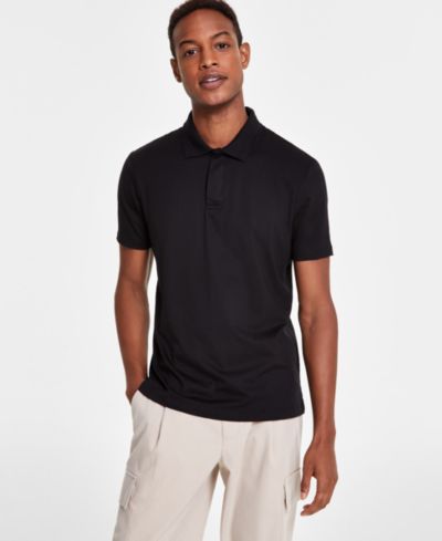 Alfani Men's Regular-Fit Mercerized Polo Shirt