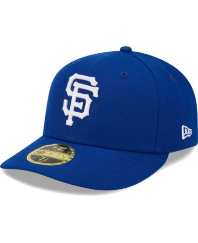 Мужская кепка New Era Royal San Francisco Giants White Logo Low Profile 59FIFTY
