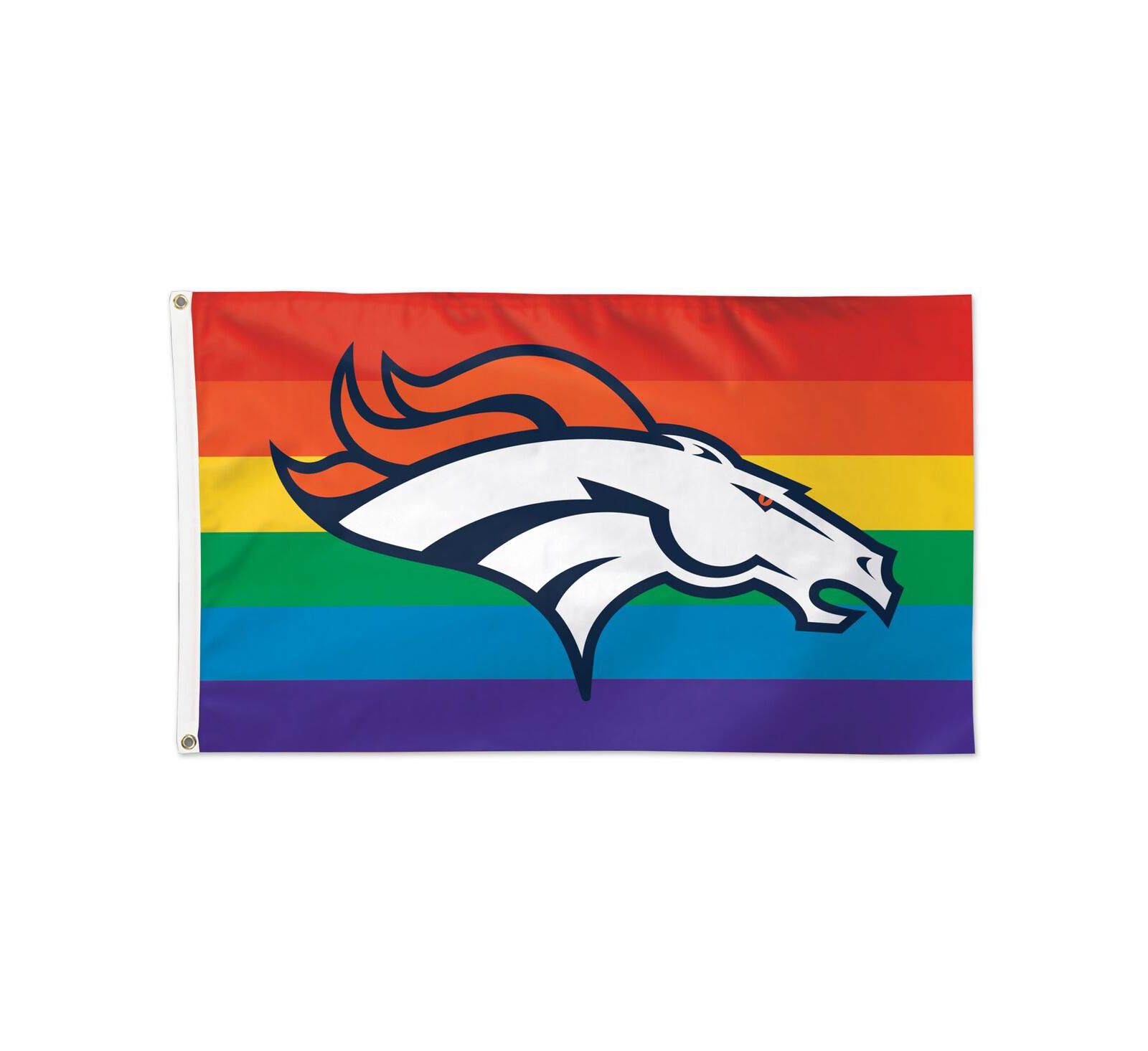 Wincraft Denver Broncos 3' x 5' Pride 1-Sided Deluxe Flag