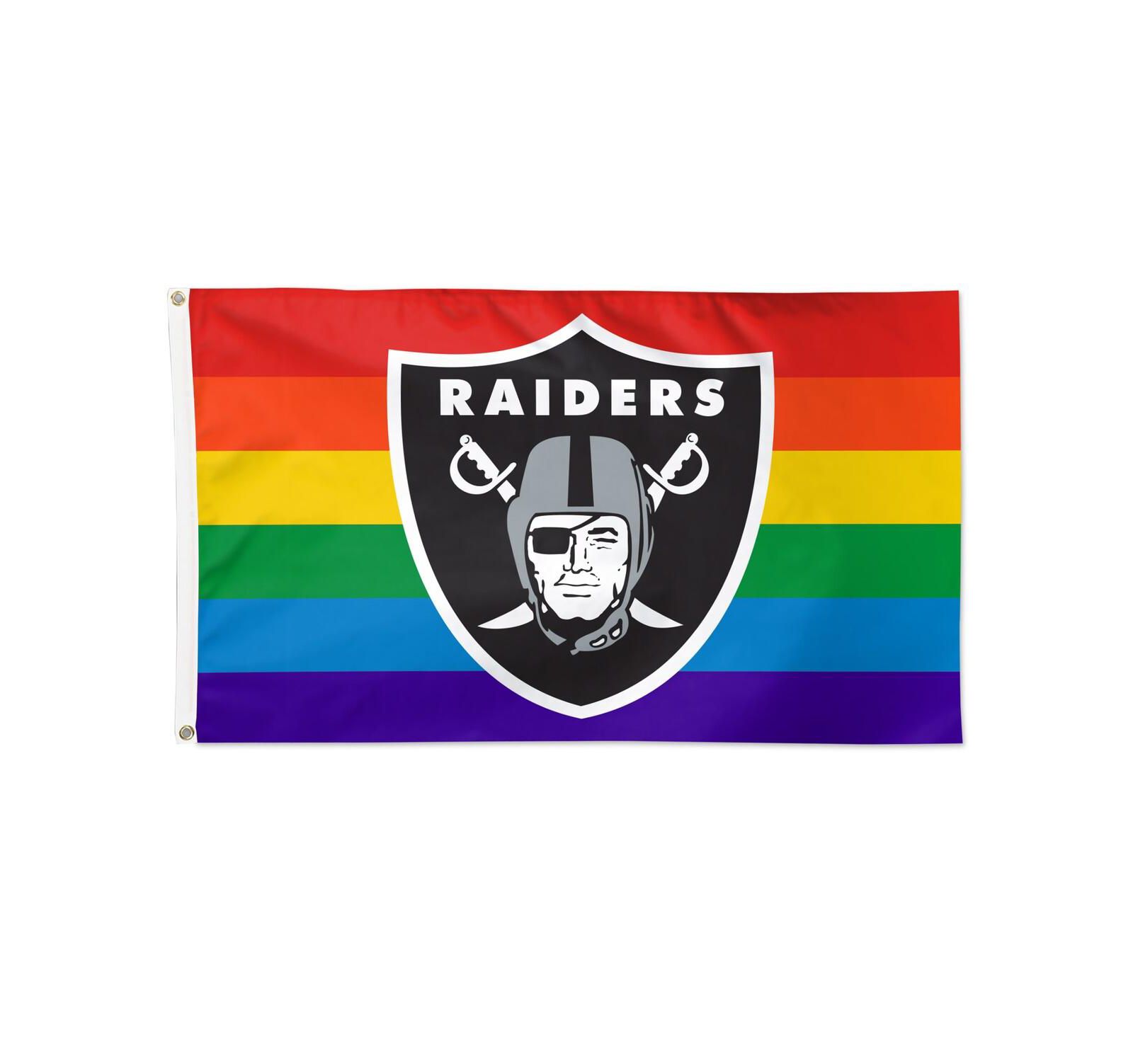Wincraft Las Vegas Raiders 3' x 5' Pride 1-Sided Deluxe Flag