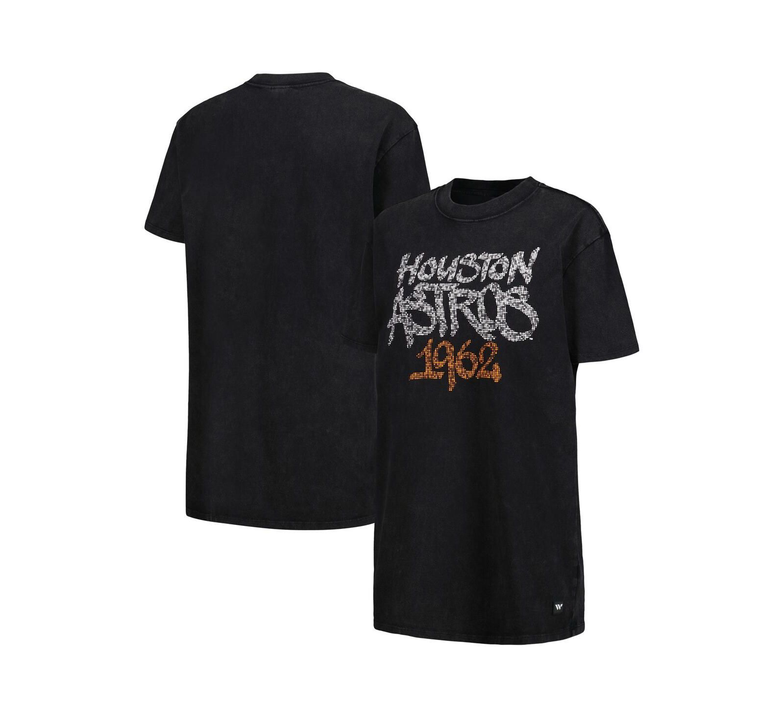 Женское платье-футболка The Wild Collective Black Houston Astros