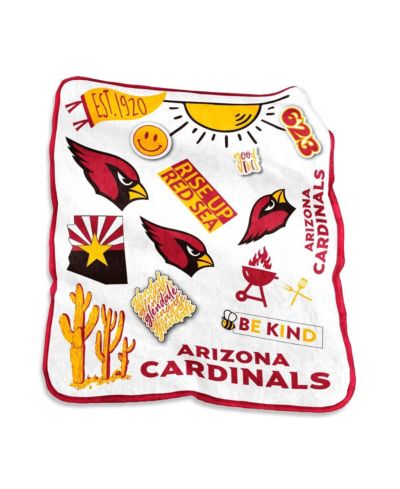 Плед Arizona Cardinals Native Raschel Plush, 50'' x 60''
