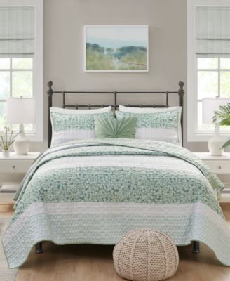 Madison Park Caralie Seersucker стеганый комплект из 4 предметов, Full/Queen
