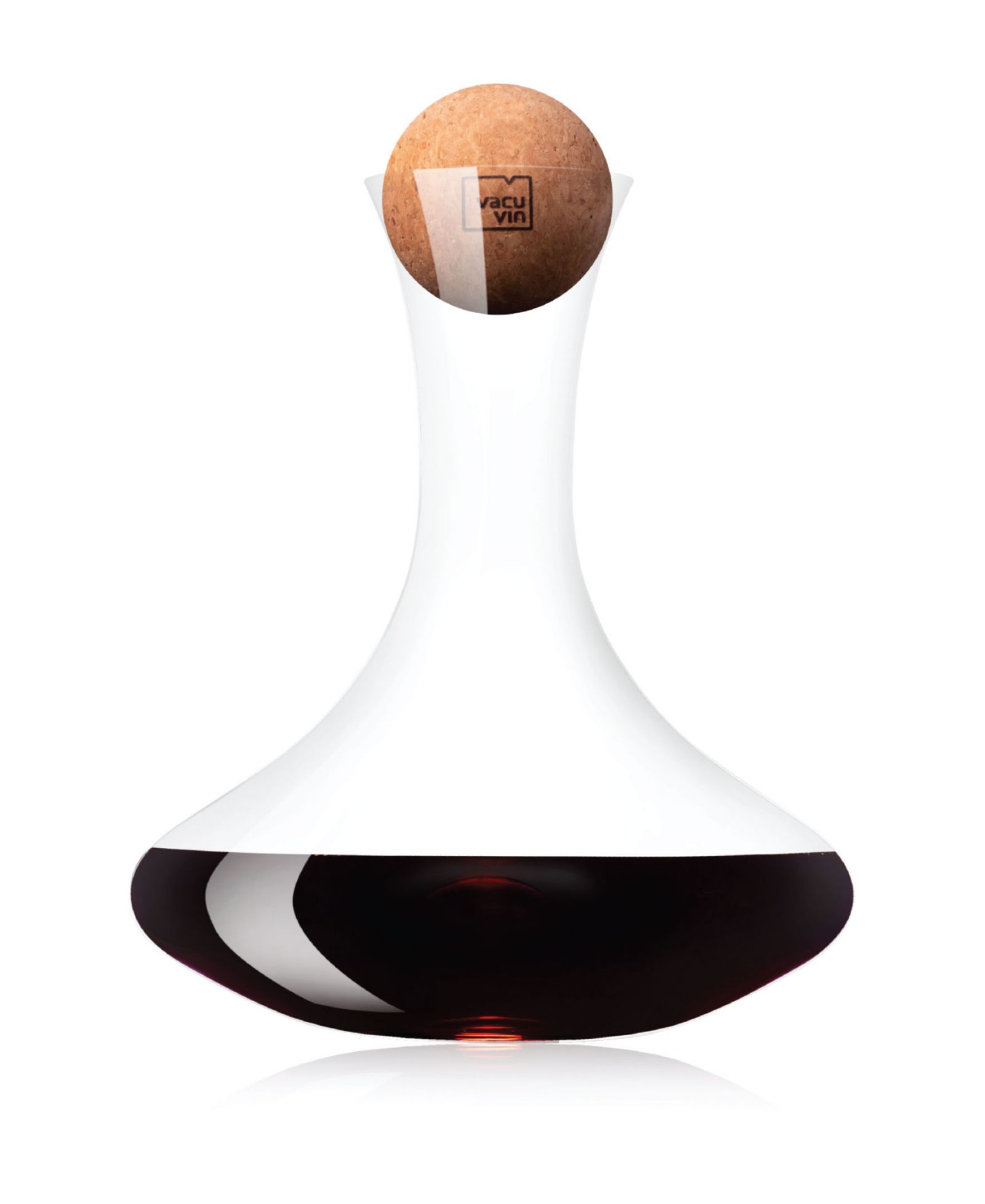 Vacu Vin Wine Decanter with Cork Stopper