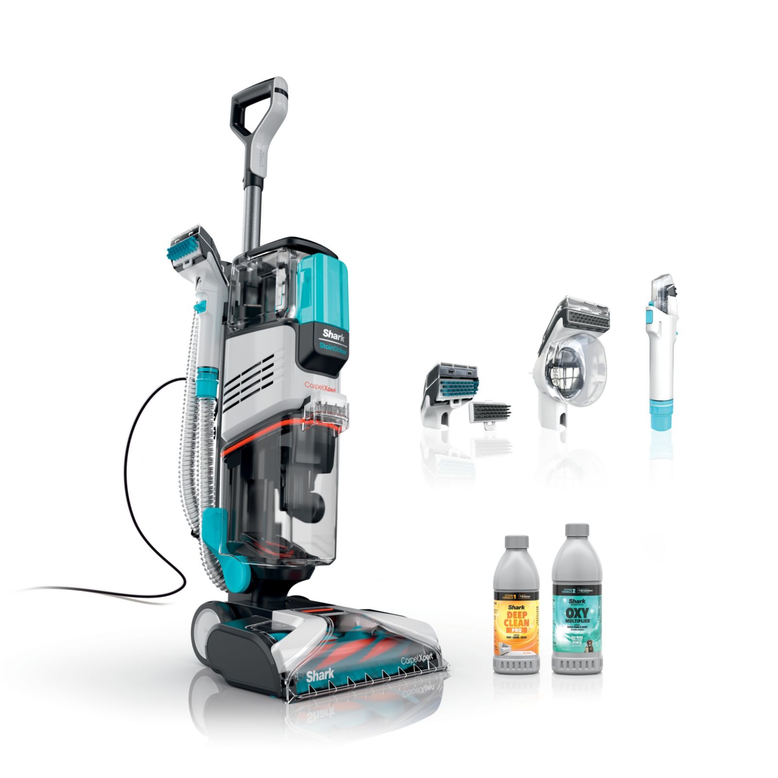 Shark CarpetXpert with Stainstriker pet deep carpet cleaner, built-in spot & stain cleaner - EX201