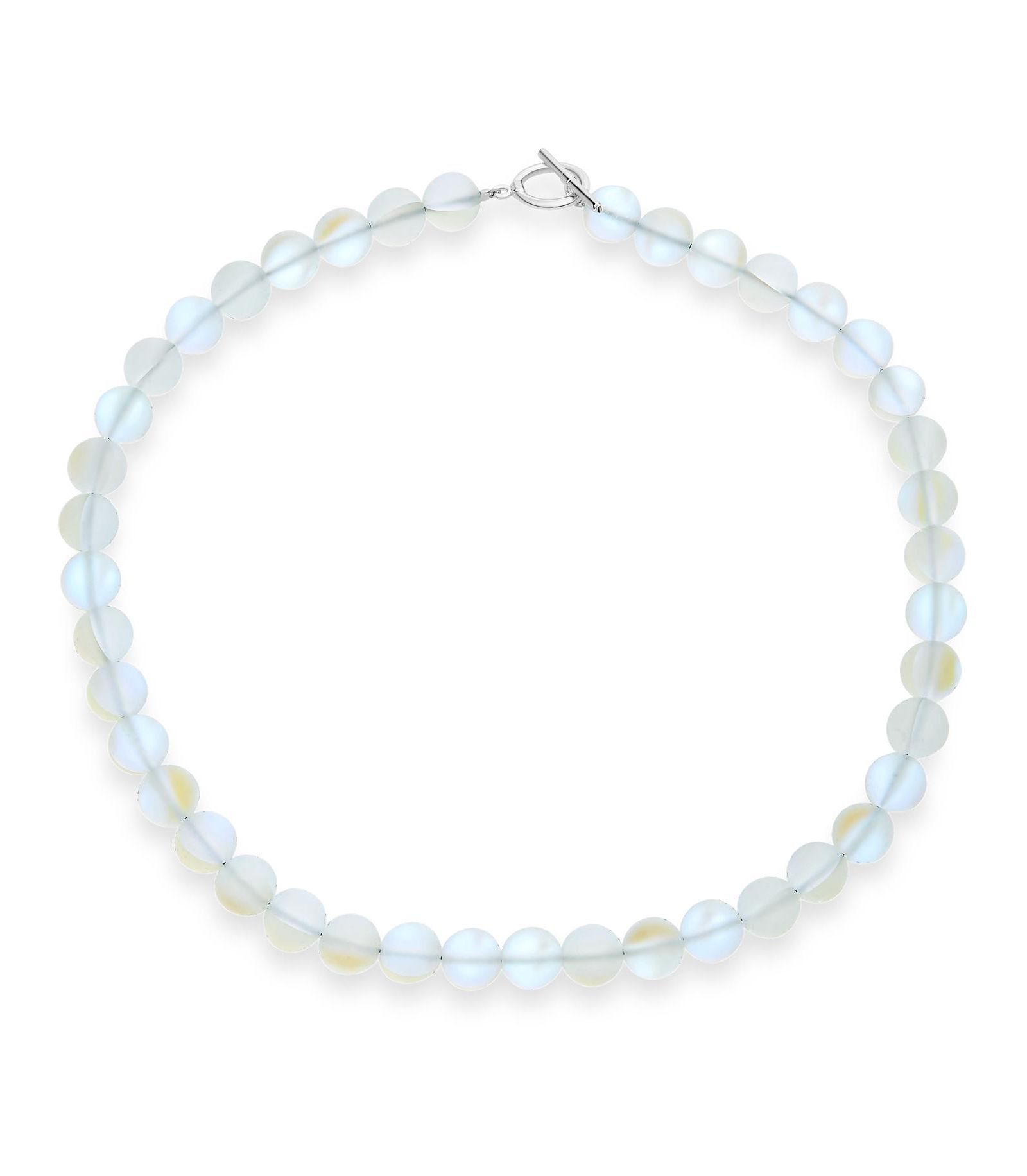 Ожерелье Bling Jewelry Mixed Semi-Precious Moonstone Ball Bead