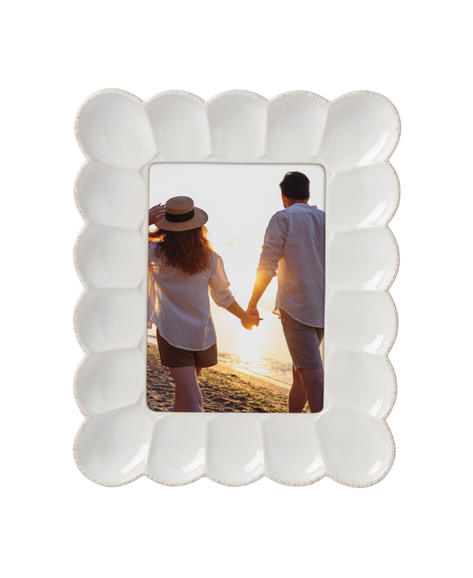 Lenox French Perle Scallop Frame, 5" x 7"
