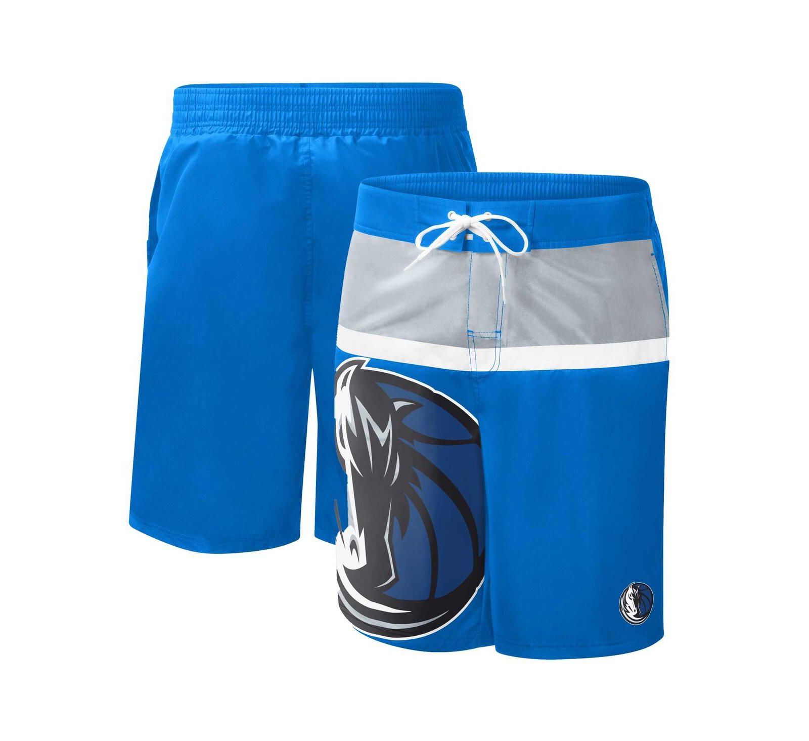 Мужские плавательные шорты G-III Sports by Carl Banks Blue Dallas Mavericks Sea Wind