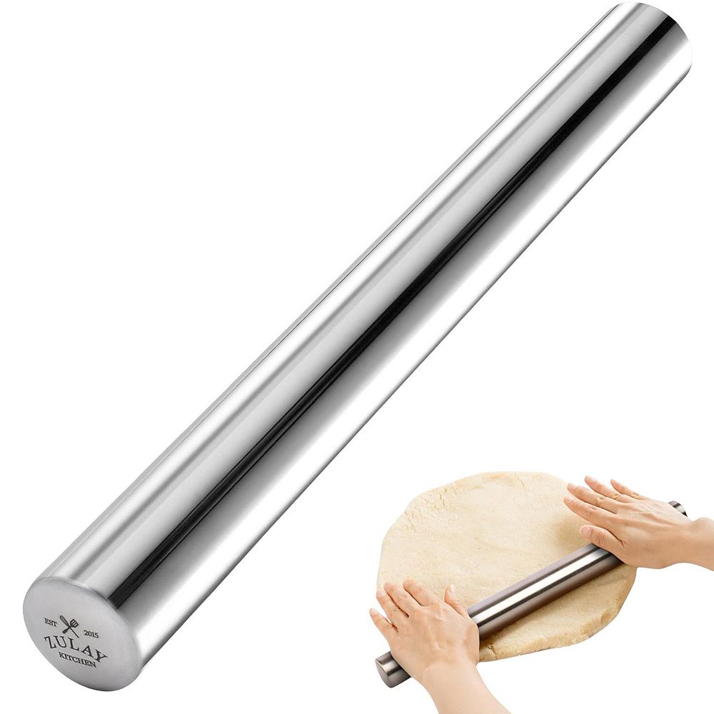 Zulay Kitchen Деревянная скалка French Rolling Pin
