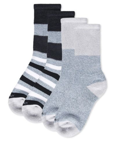 Мужские махровые носки MeMoi Diabetic Multi-Stripe, 2 пары