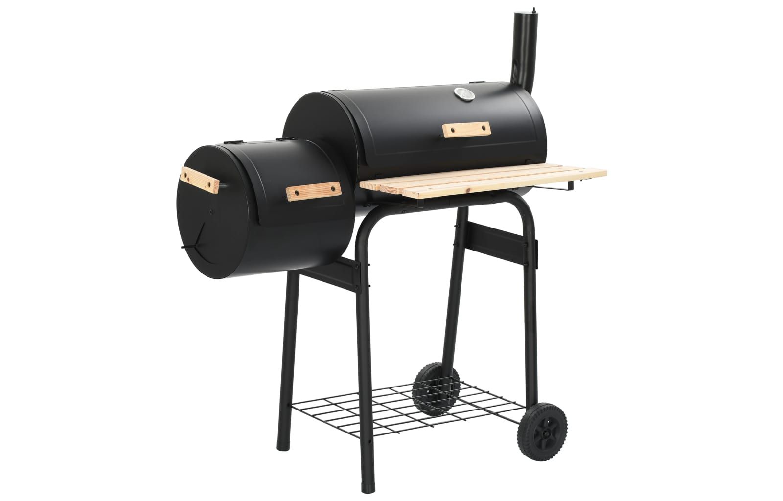 vidaXL Classic Charcoal BBQ Offset Smoker