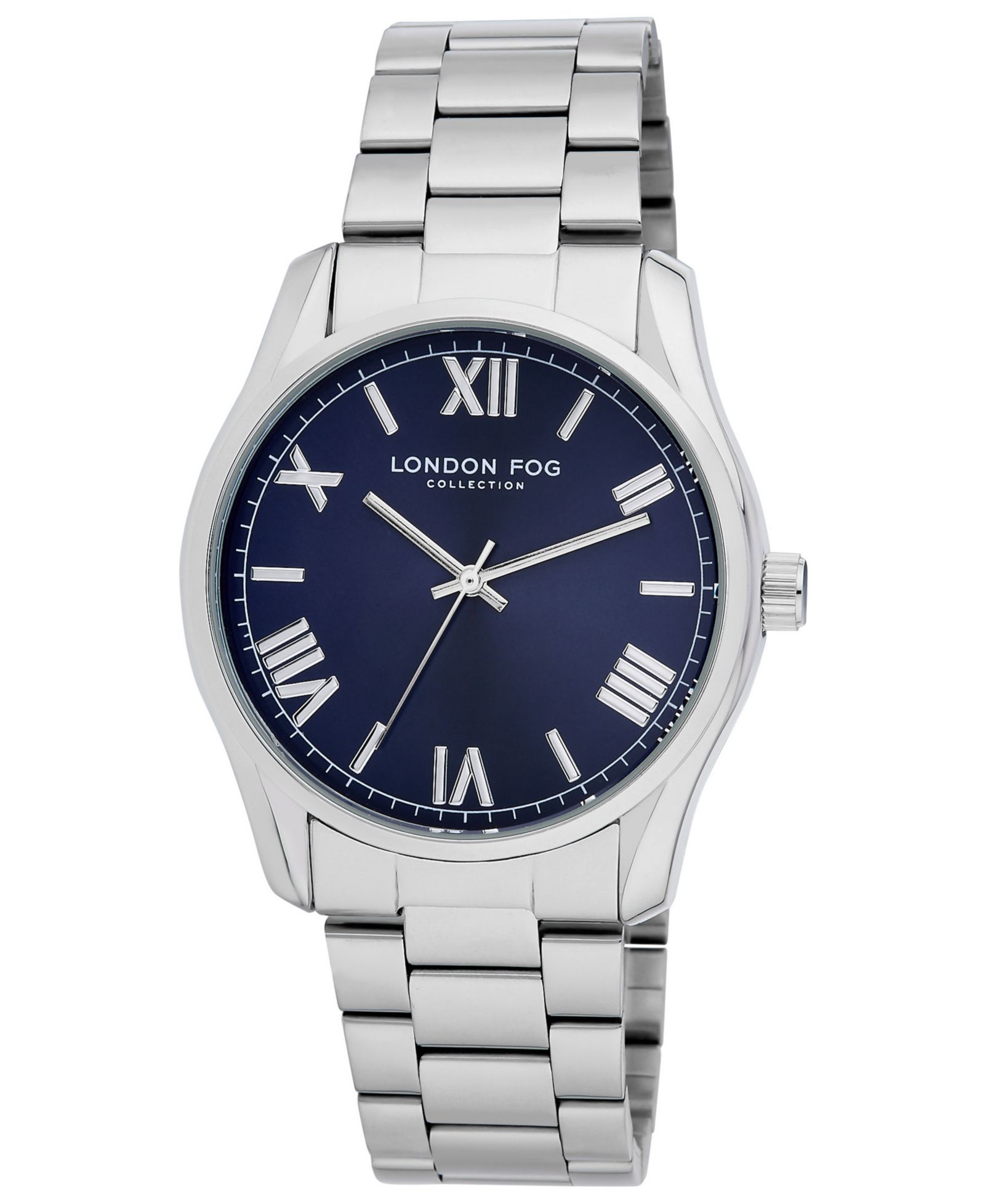 Женские часы London Fog Quartz Glasgow Silver-Tone Alloy 40mm