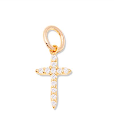 Подвеска brook & york "14k Gold" Josephine Cross Charm