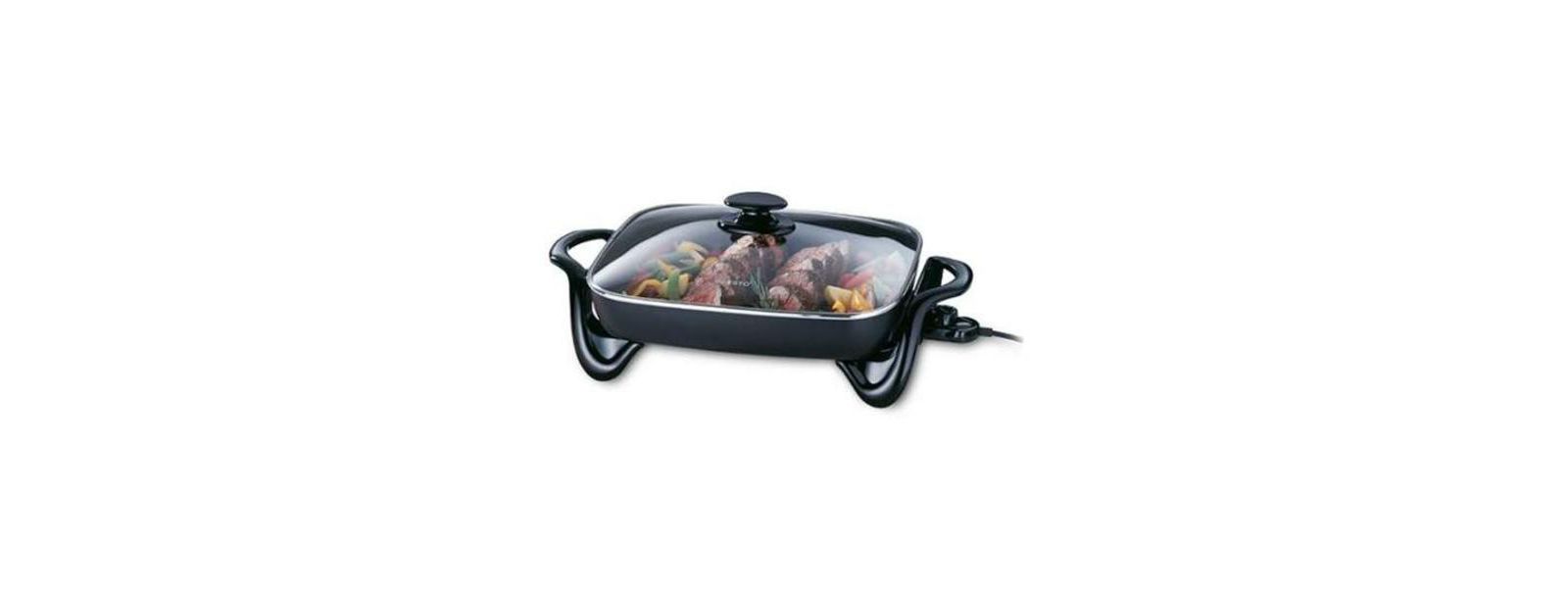 Presto National Industries 16 in. Electric Skillet with Glass Cover